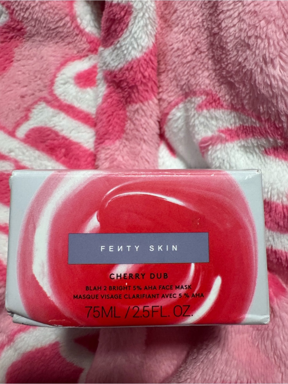 Fenty Skin Cherry Dub Blah 2 Bright 5% AHA Face Mask - New In Box